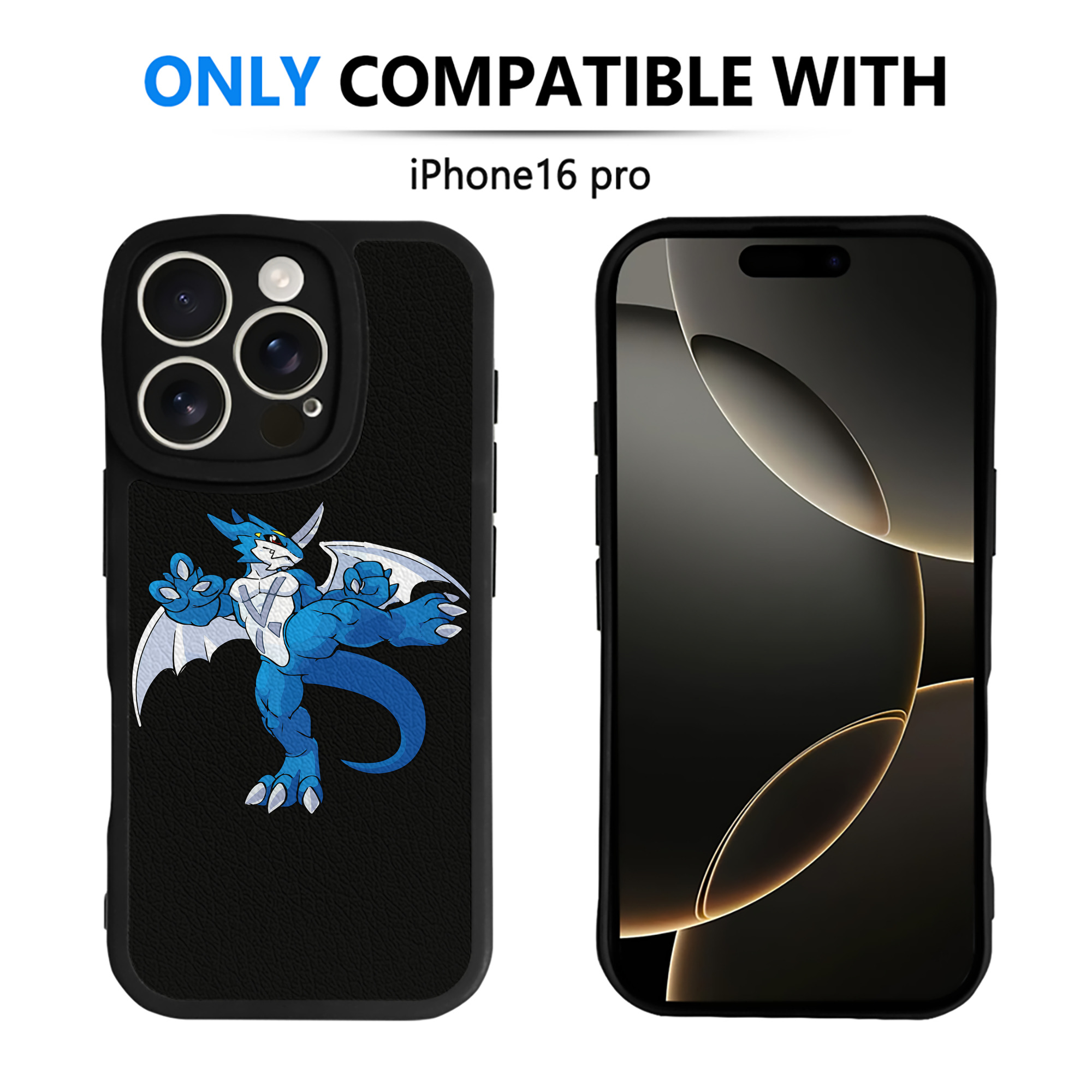 （画像用） Digimon デジタルモンスター/デジモン 【iPhone 16シリーズ対応】シリコンスマホケース（レザー調） 材質：シリコン